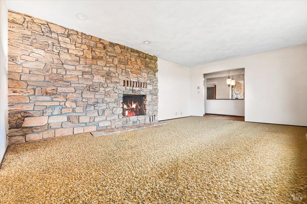 2062 Woolsey Road Fulton, CA 95439 - Photo 7 of 44 a view of empty room with a fireplace