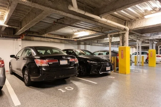 a view of car garage