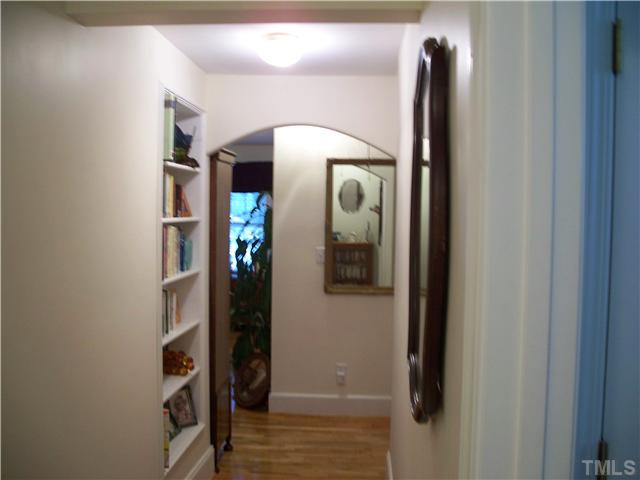 615 Monroe Drive Raleigh, NC 27604 - Photo 14 of 25 Built-In Book Shelves in Hallway