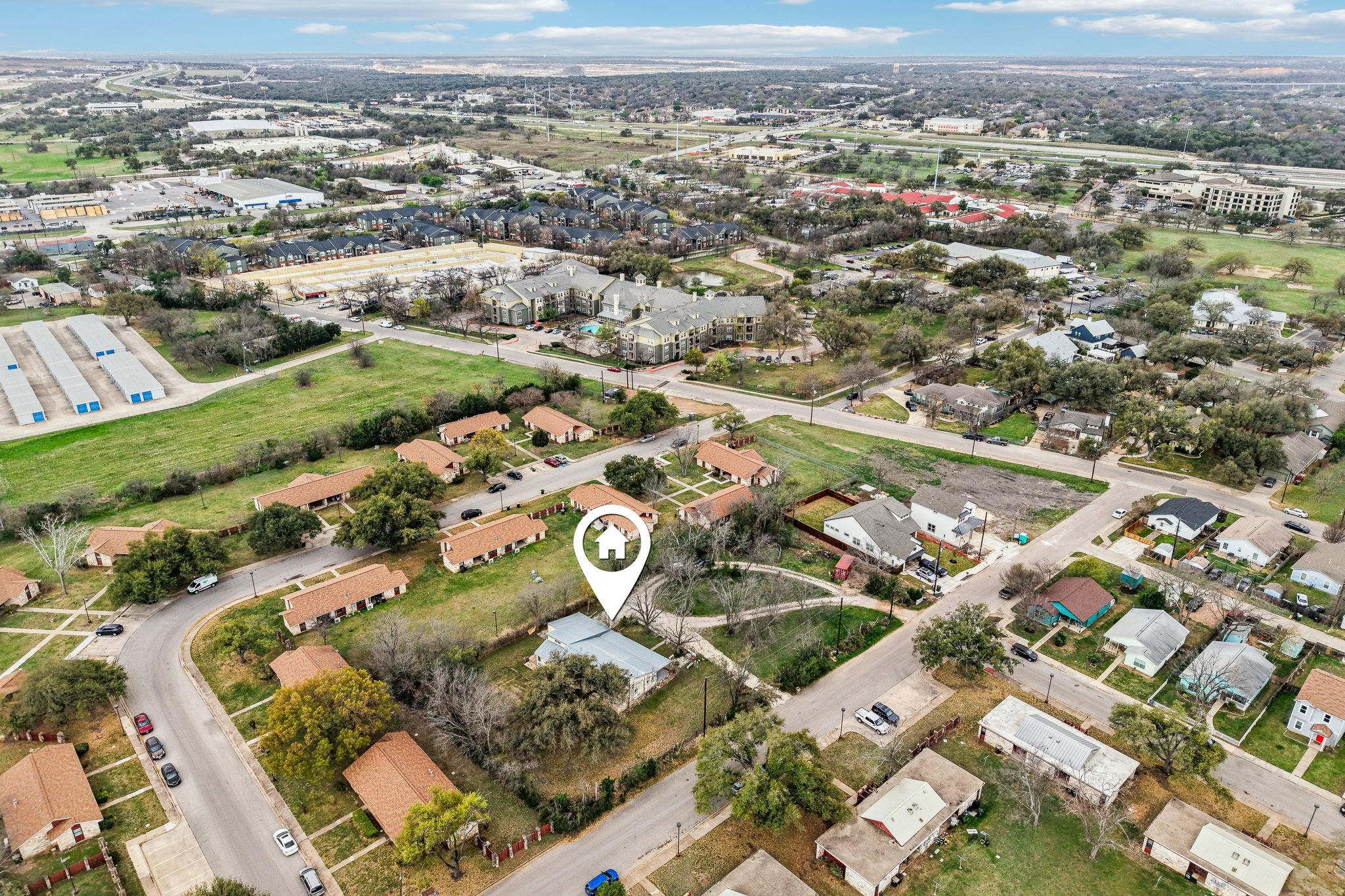 1801 Candee Street Georgetown, TX 78626 - Photo 4 of 14 an aerial view of residential houses with outdoor space