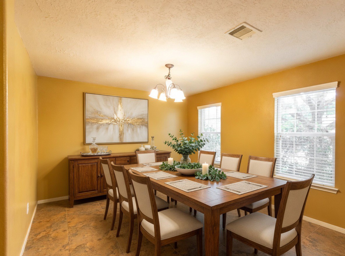 921 Sage Street Baytown, TX 77521 - Photo 7 of 38 VIRTUAL STAGED DINING ROOM