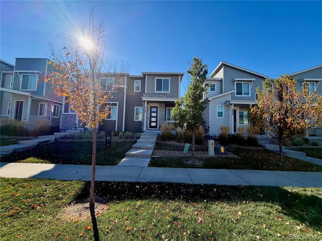 a house view with a garden space