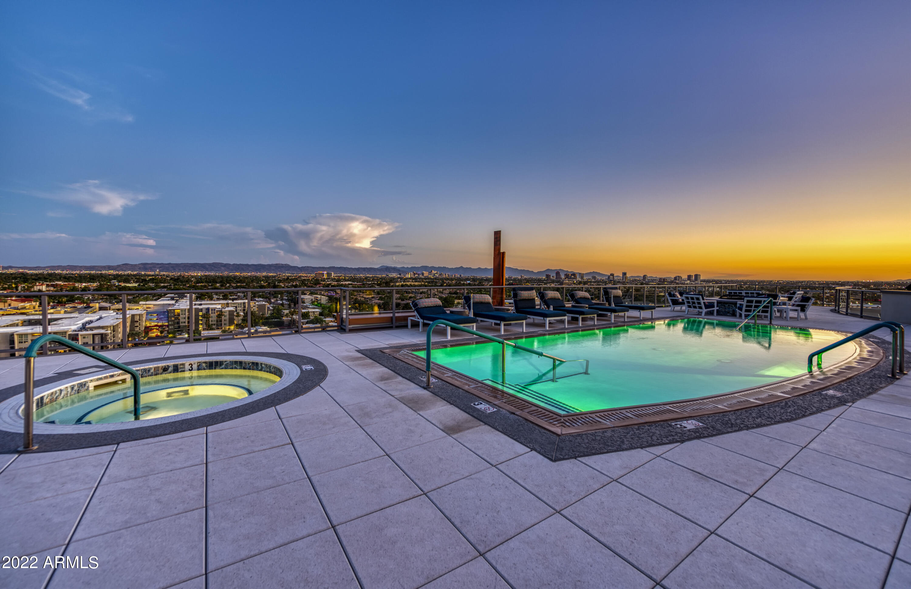 2211 East Camelback Road, Unit 502 Phoenix, AZ 85016 - Photo 48 of 66 Spa ~ Poolside