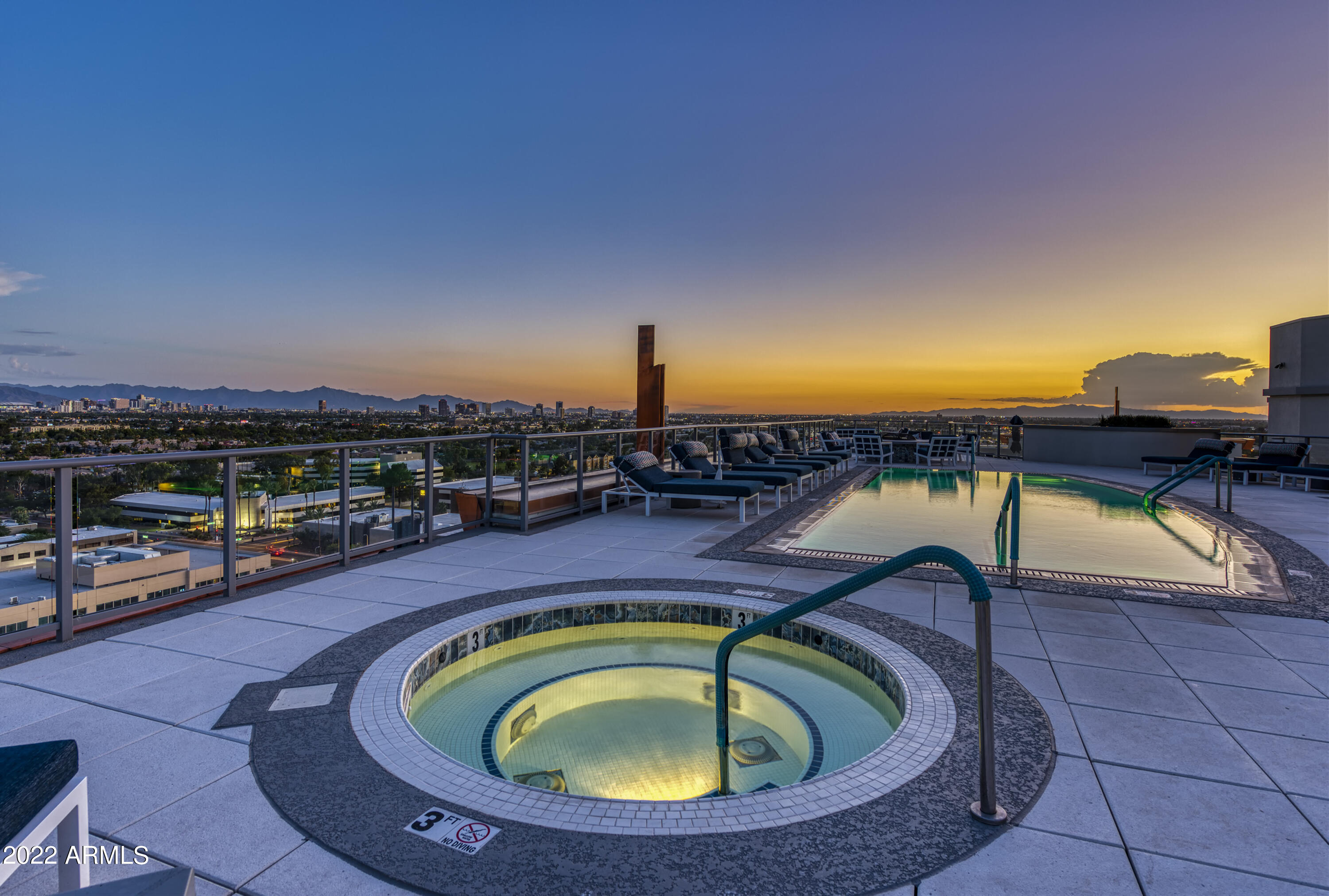 2211 East Camelback Road, Unit 502 Phoenix, AZ 85016 - Photo 49 of 66 Spa ~ Poolside