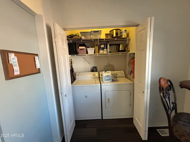 a room with storage and utility