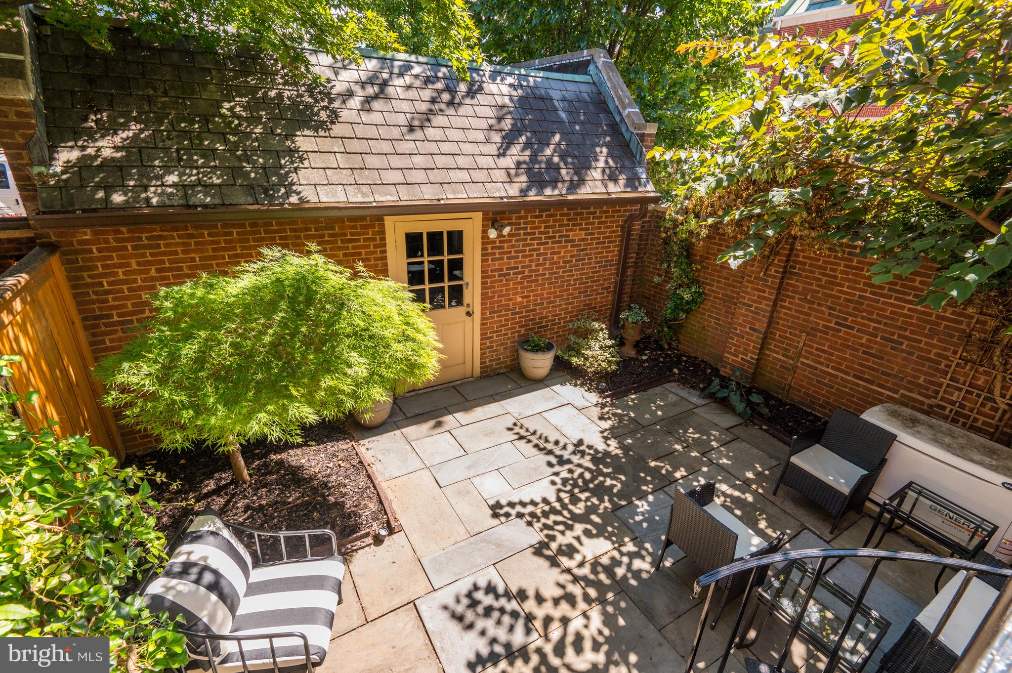 3525 Winfield Lane Northwest Washington, DC 20007 - Photo 7 of 32 Manicured Garden w/ Detached Two-Car Garage