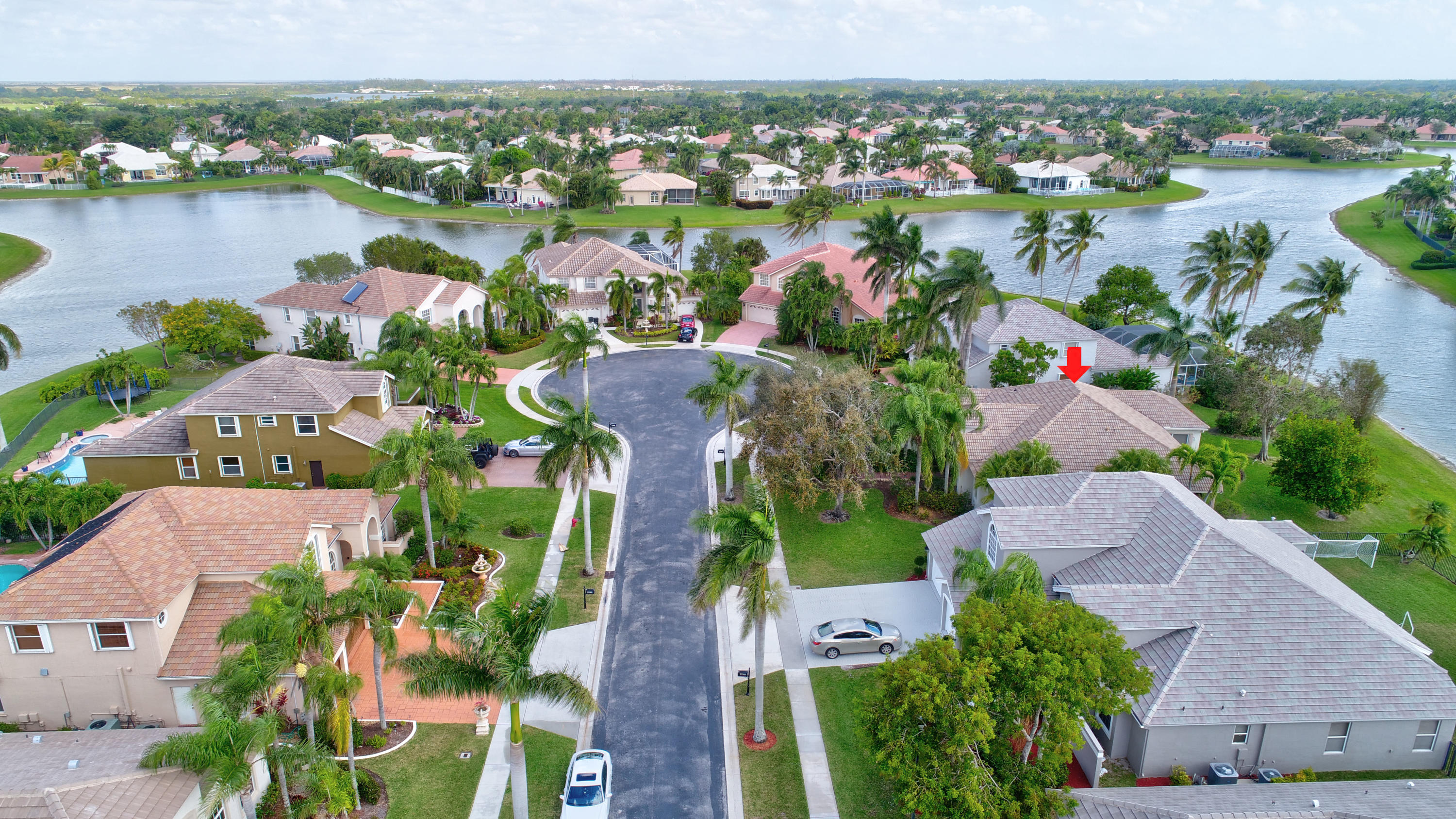 21587 Halstead Drive Boca Raton, FL 33428 - Photo 53 of 53 an aerial view of lake residential house with outdoor space and river view