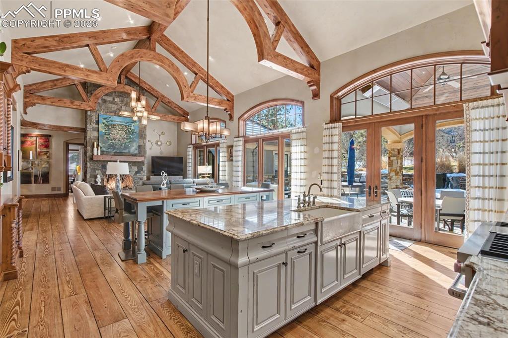 1830 Brantfeather Grove Colorado Springs, CO 80906 - Photo 19 of 50 a kitchen with lots of counter top space