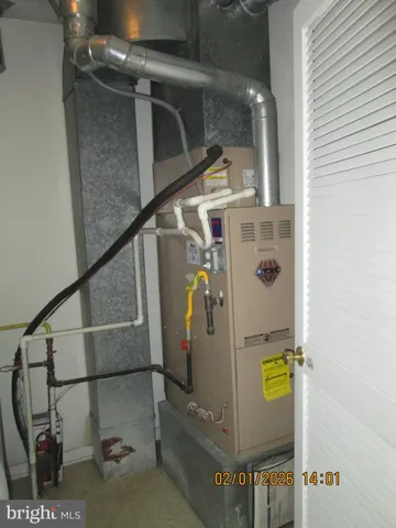 a view of storage and utility room