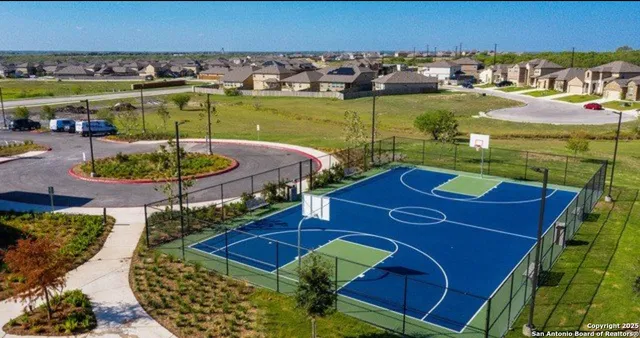a view of a lake with a city