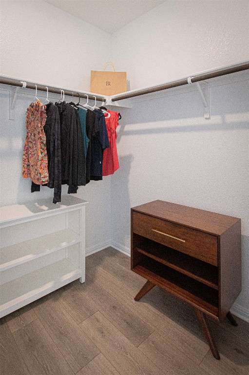 249 Treadwell Lane Kyle, TX 78640 - Photo 23 of 32 a view of walk in closet with clothes and shoes