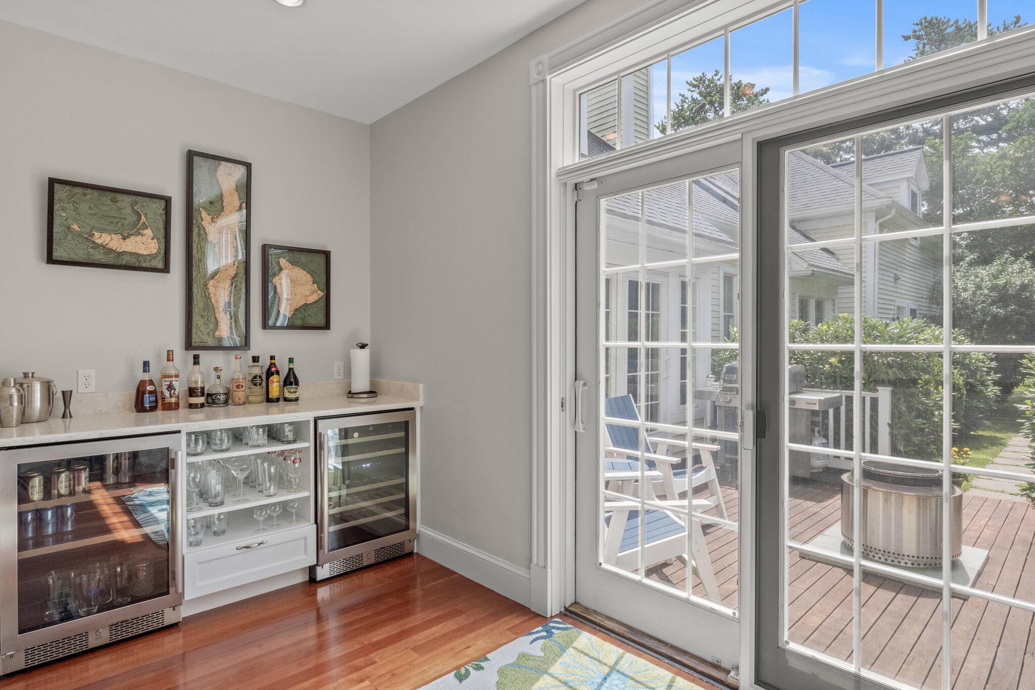 63 Farm Valley Road Osterville, MA 02655 - Photo 23 of 42 a view of a workspace room with wooden floor and windows