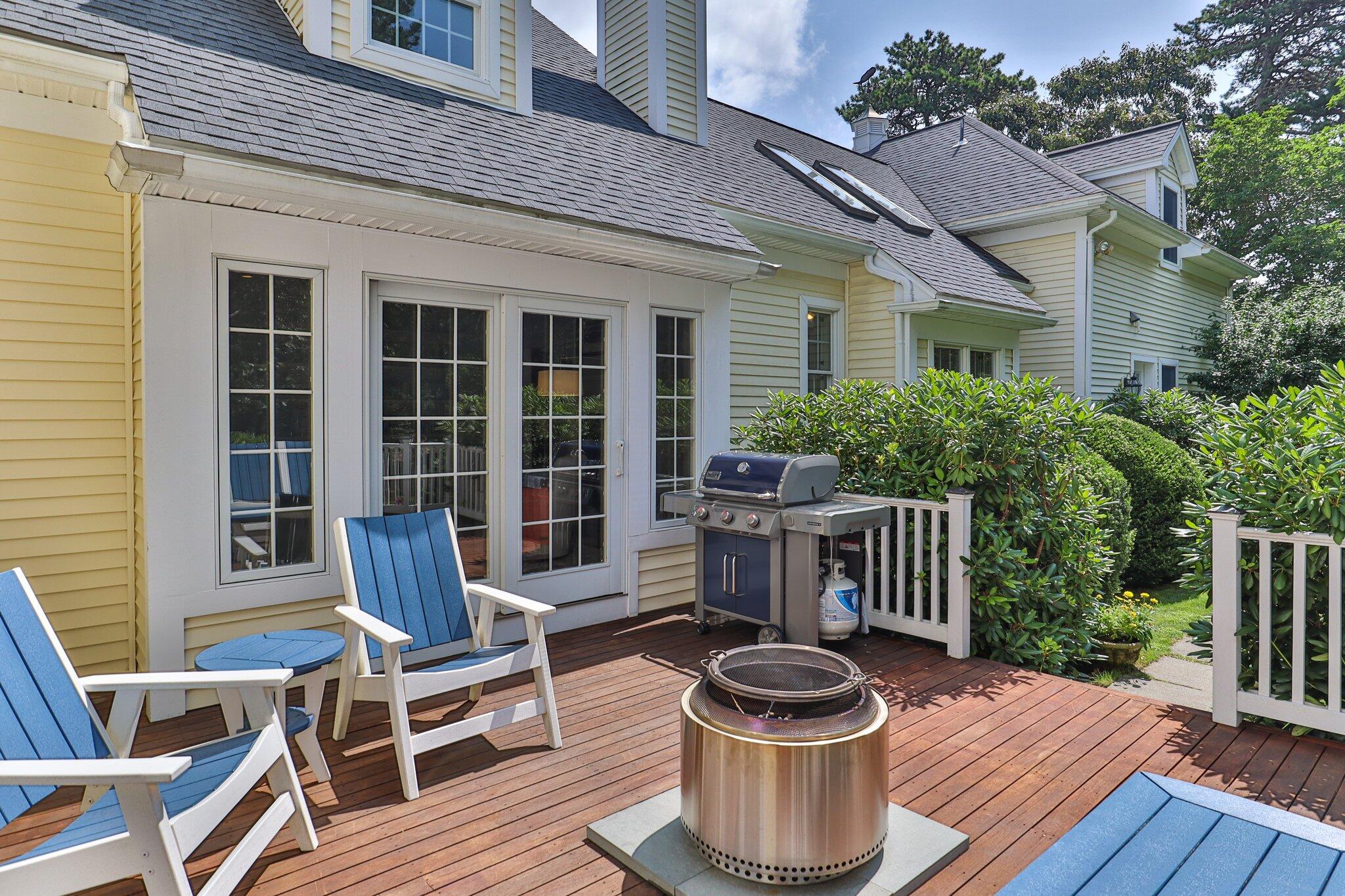 63 Farm Valley Road Osterville, MA 02655 - Photo 33 of 42 a view of house with deck and outdoor seating