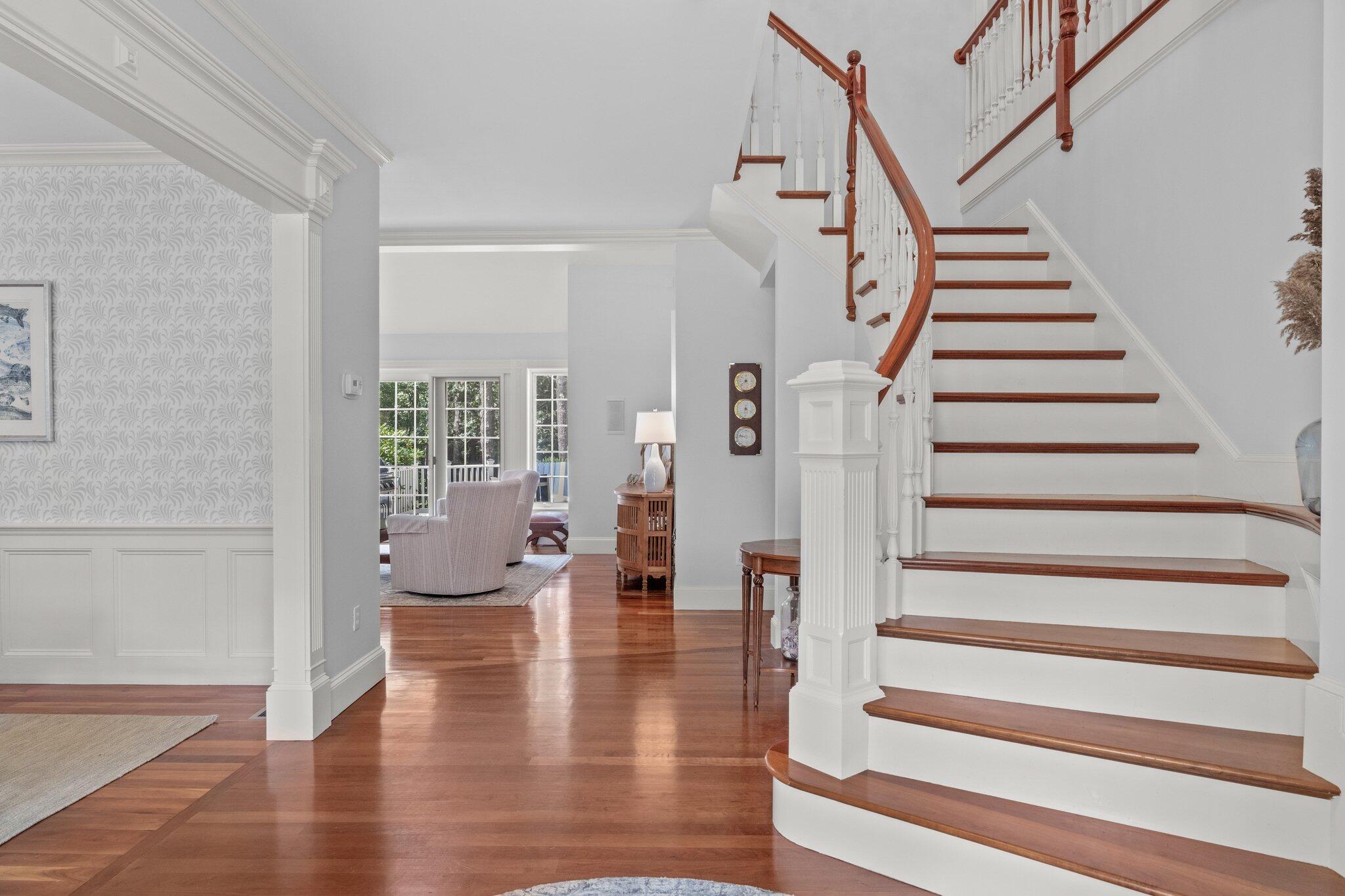 63 Farm Valley Road Osterville, MA 02655 - Photo 8 of 42 a view of entryway and hall with wooden floor
