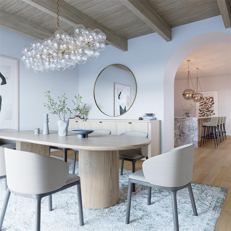 6960 Joyce Way Dallas, TX 75225 - Photo 14 of 18 a view of a table and chairs in a room