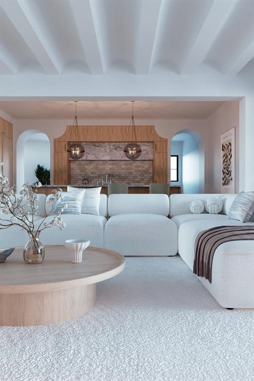 6960 Joyce Way Dallas, TX 75225 - Photo 8 of 18 a living room with couches and a fireplace