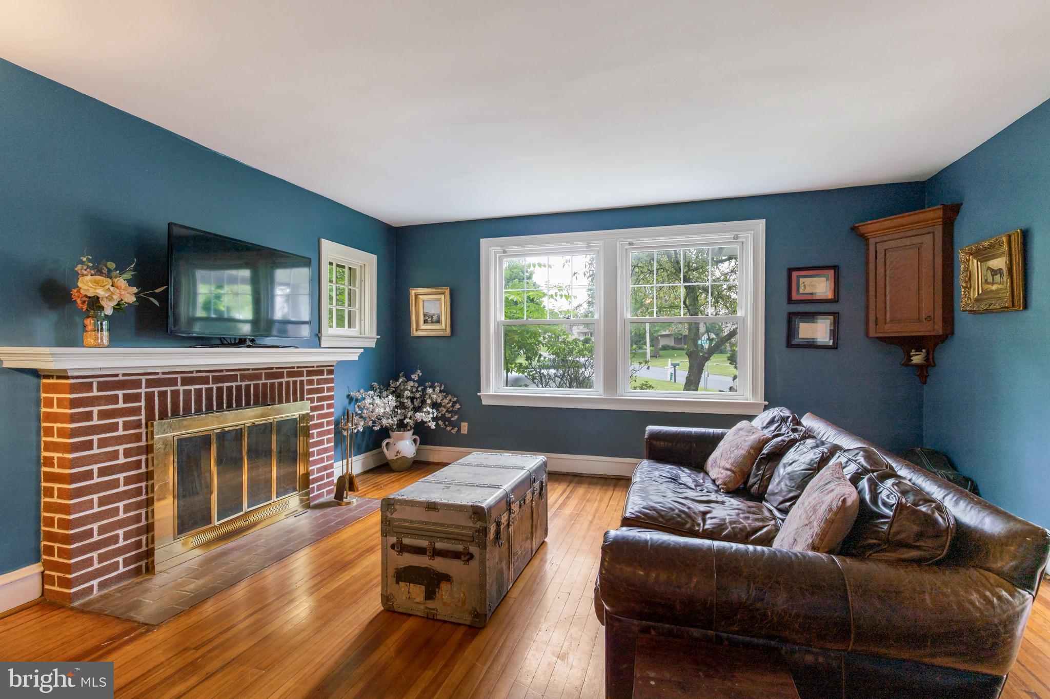 600 West Newport Road Lititz, PA 17543 - Photo 20 of 77 Living Room w/ Wood Fireplace