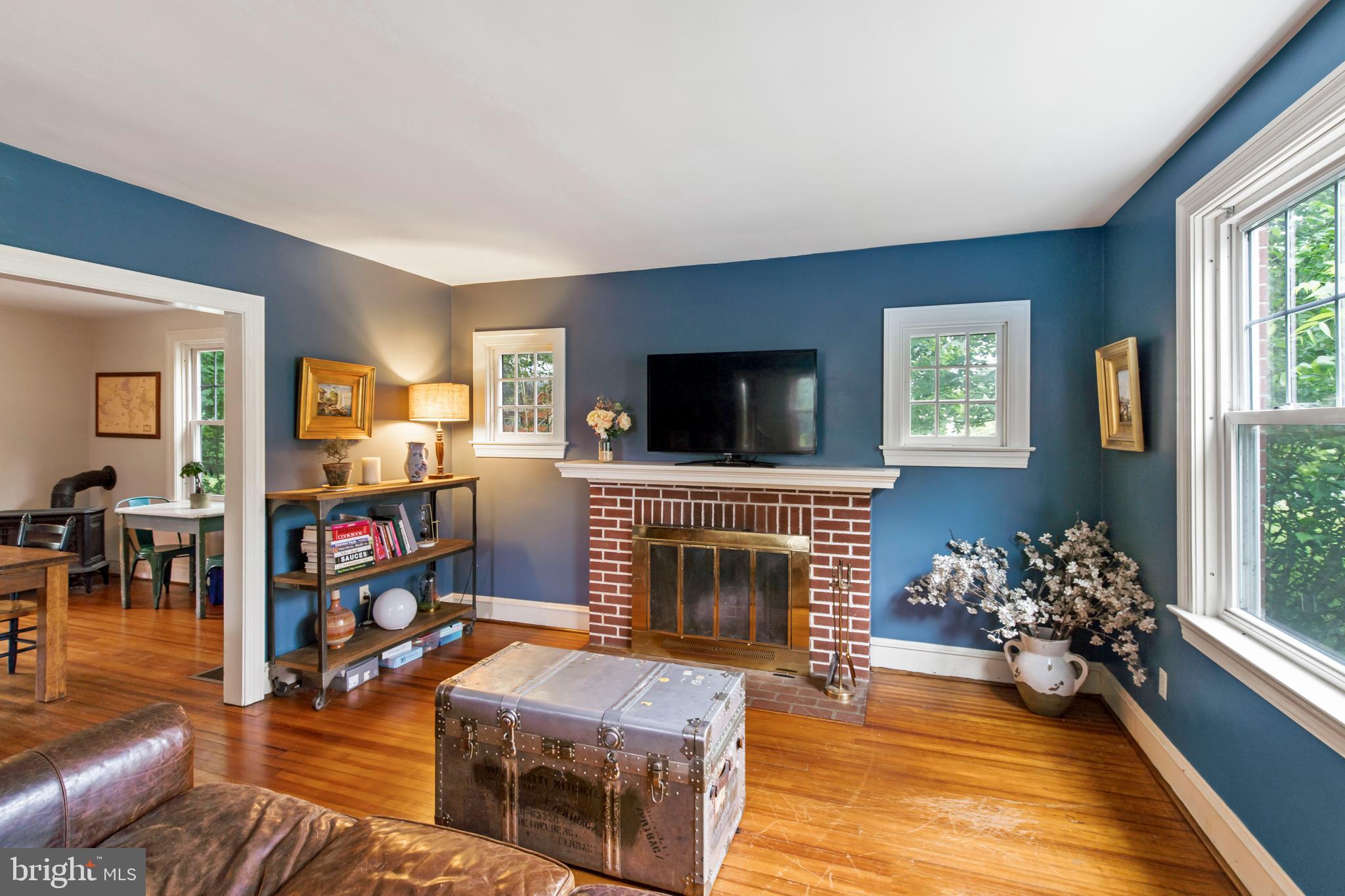 600 West Newport Road Lititz, PA 17543 - Photo 21 of 77 Living Room w/ Wood Fireplace