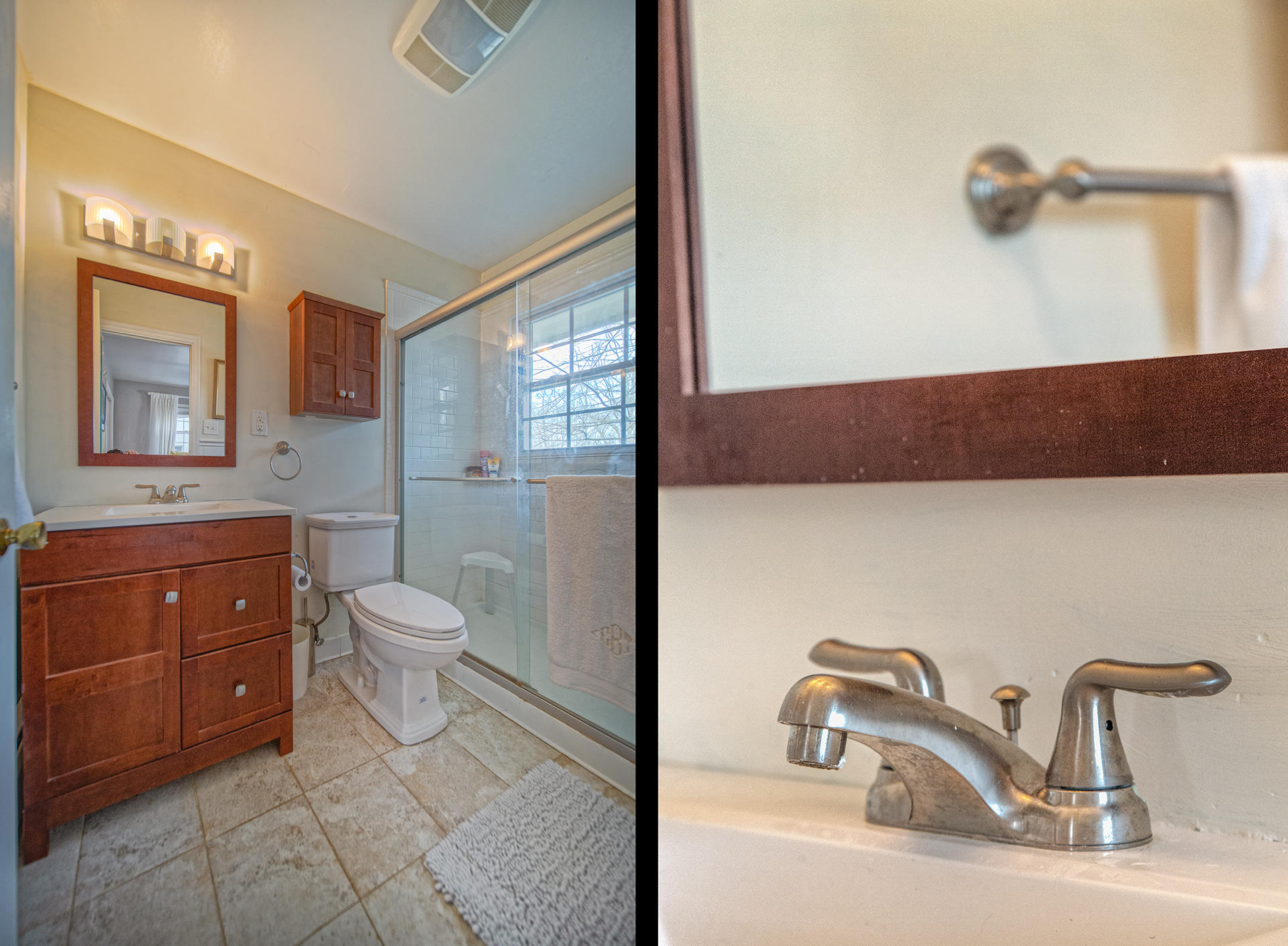 3120 Stoneridge Road Southwest Roanoke, VA 24014 - Photo 24 of 35 a bathroom with a toilet sink and mirror