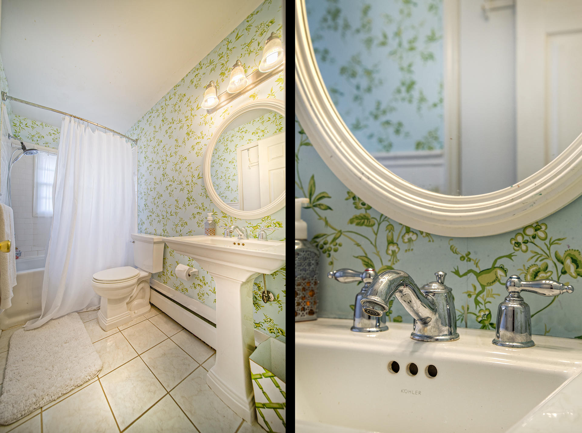 3120 Stoneridge Road Southwest Roanoke, VA 24014 - Photo 25 of 35 a bathroom with a sink and a mirror
