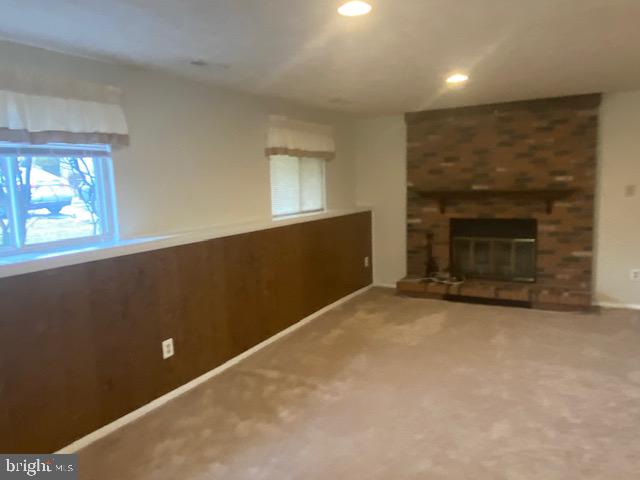 1409 Silo Way Silver Spring, MD 20905 - Photo 38 of 43 Basement Family Room With Woof Fireplace and Blow