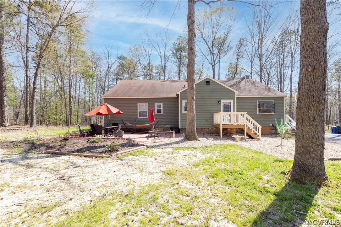 18920 Duval Road Moseley, VA 23120 - Photo 28 of 31 a view of a house with backyard and sitting area