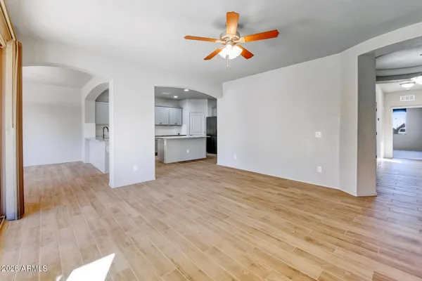 wooden floor in an empty room