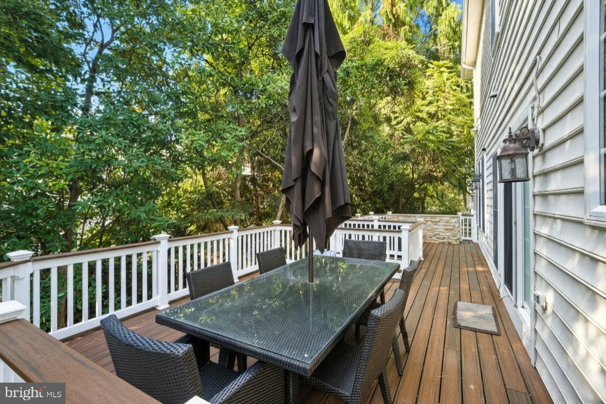 503 Autumn Wind Way Rockville, MD 20850 - Photo 54 of 83 a view of balcony with wooden floor and fence