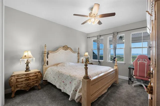 wooden floor & windows in a room
