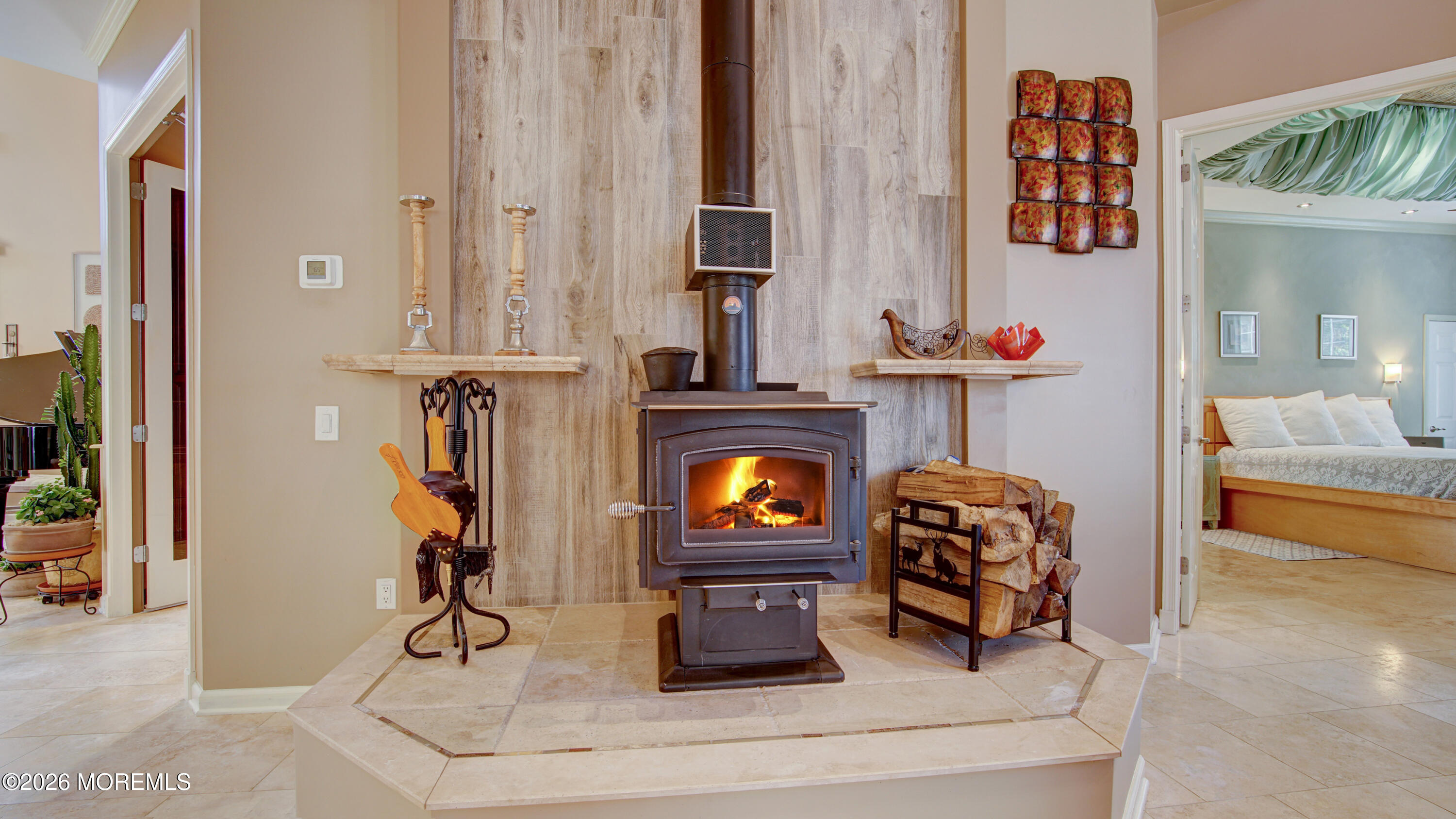 22 Crooked Stick Road Jackson, NJ 08527 - Photo 20 of 45 Wood burning stove