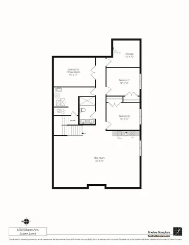 a view of hallway with wooden floor