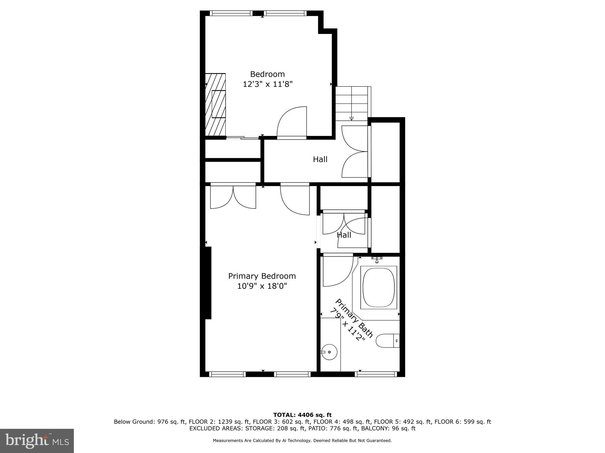 115 West Lee Street Baltimore, MD 21201 - Photo 22 of 71 Primary Suite Level Layout