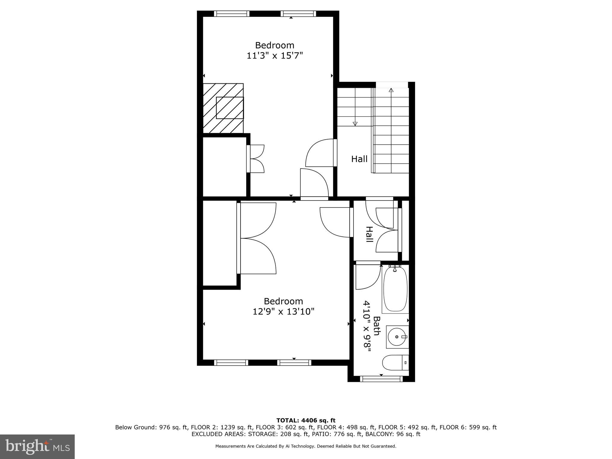 115 West Lee Street Baltimore, MD 21201 - Photo 47 of 71 Second Floor Front Bedrooms