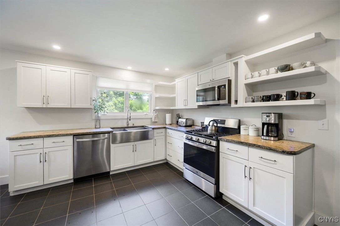 53 Payne Street Hamilton, NY 13346 - Photo 14 of 45 Stainless farmhouse sink and nice appliances but