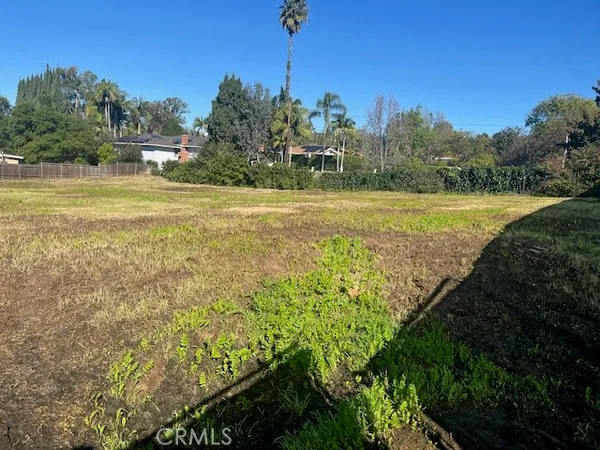 a view of a lake with a yard