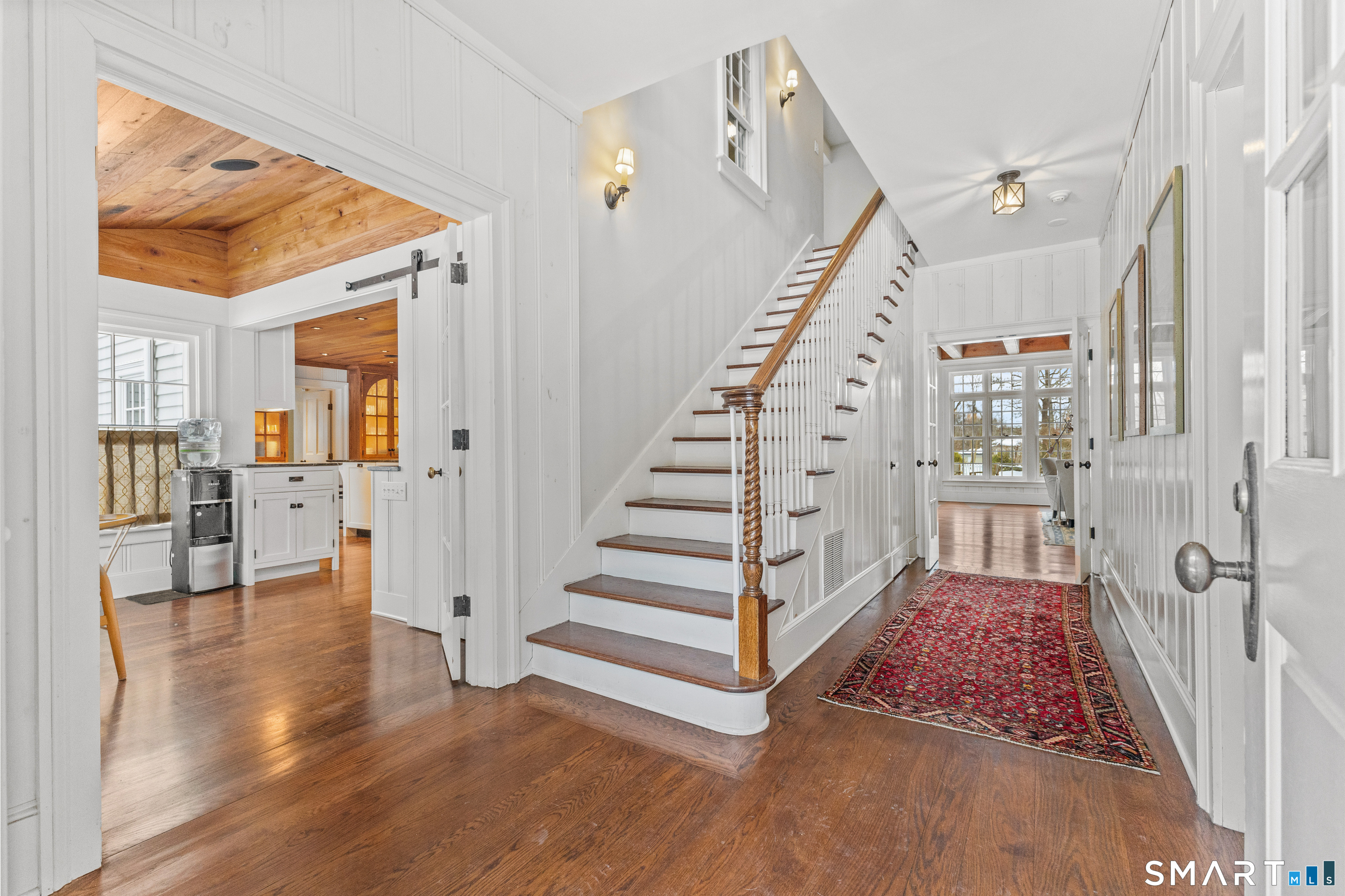422 Scofieldtown Road Stamford, CT 06903 - Photo 5 of 38 a view of entryway with wooden floor