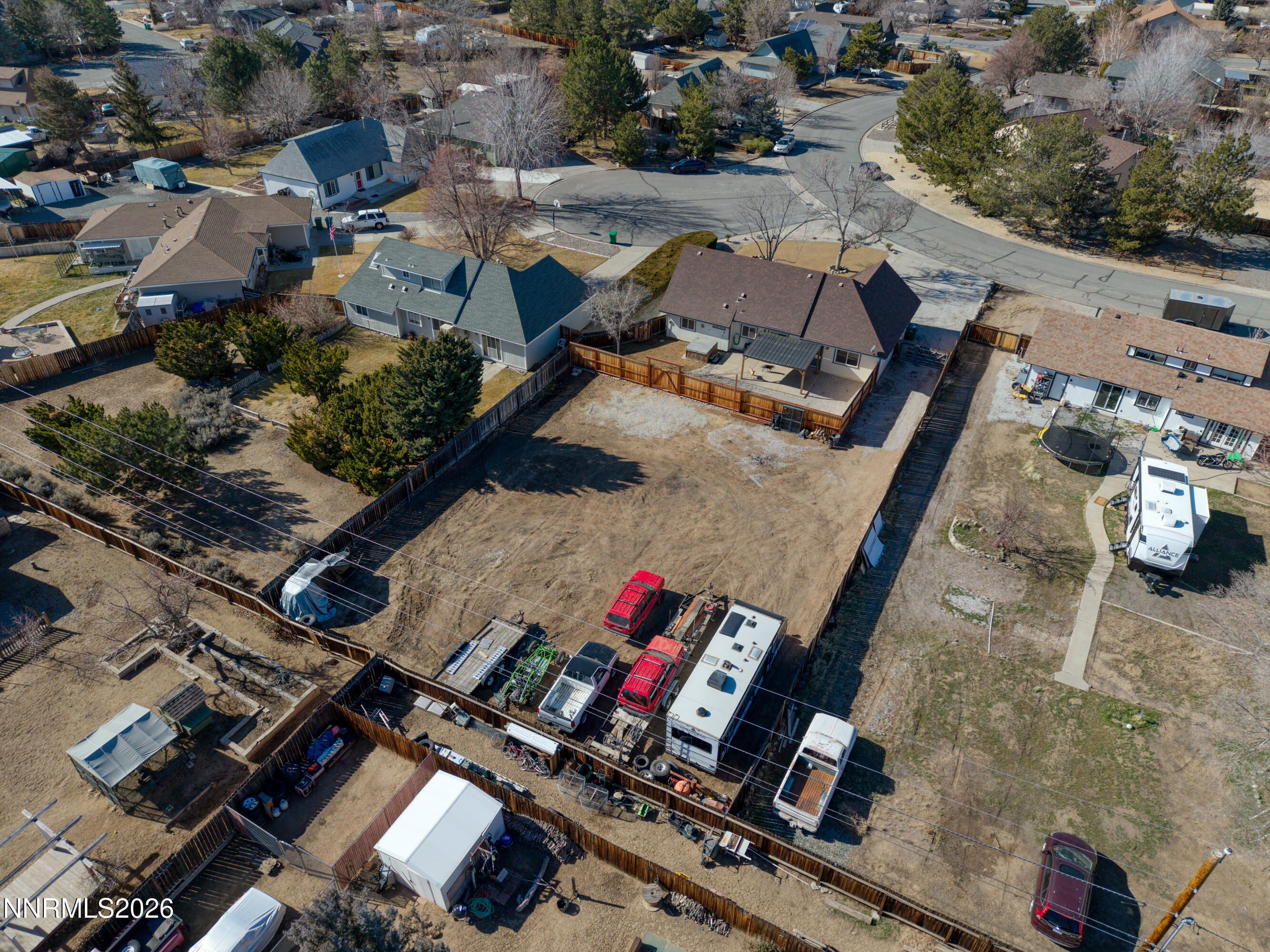 480 Aswan Street Sparks, NV 89441 - Photo 36 of 41 an aerial view of multiple houses with yard