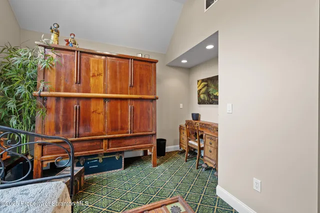 a outdoor living space with furniture and a couch