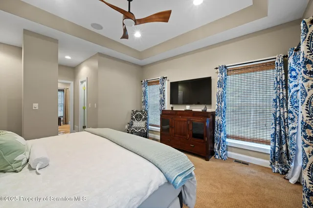 a view of a lake in middle of the house