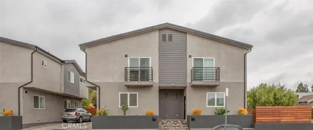 a view of a house with a balcony