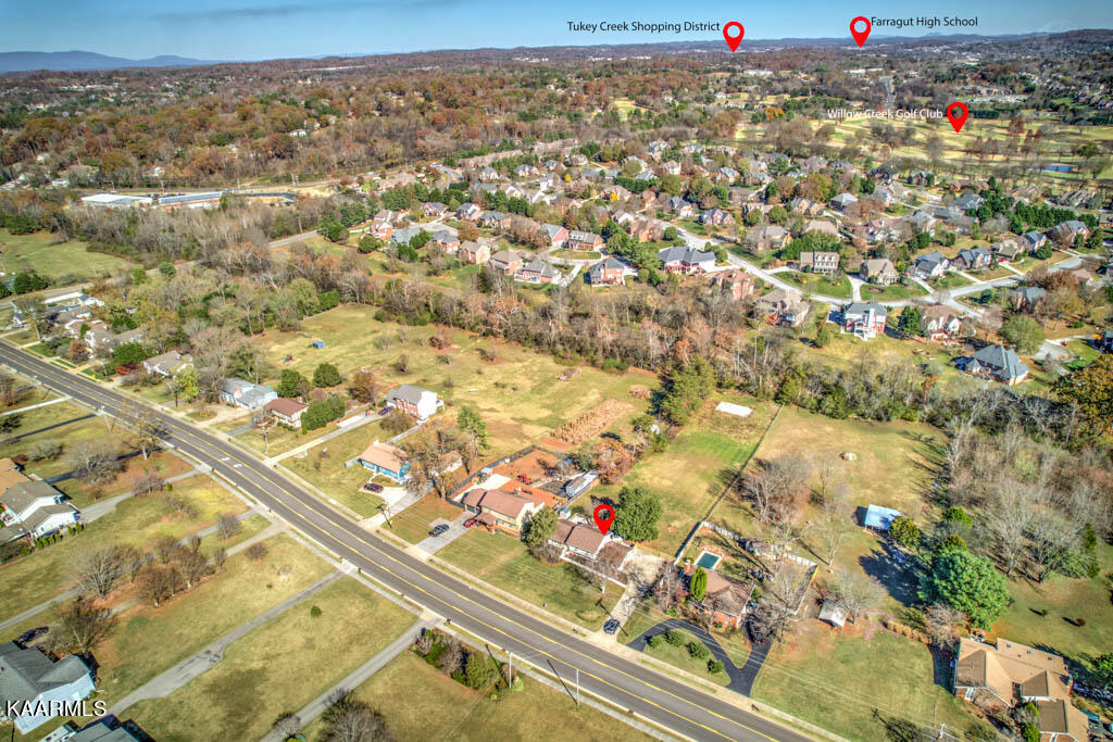 308 McFee Road Knoxville, TN 37934 - Photo 33 of 43 Drone Image to Shopping