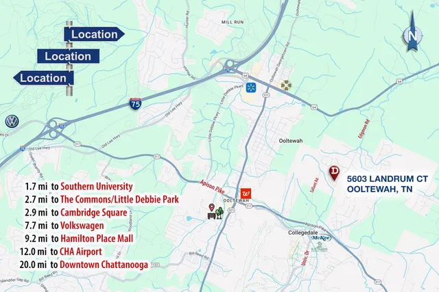 $399,500 | 5603 Landrum Court, Ooltewah, TN 37363