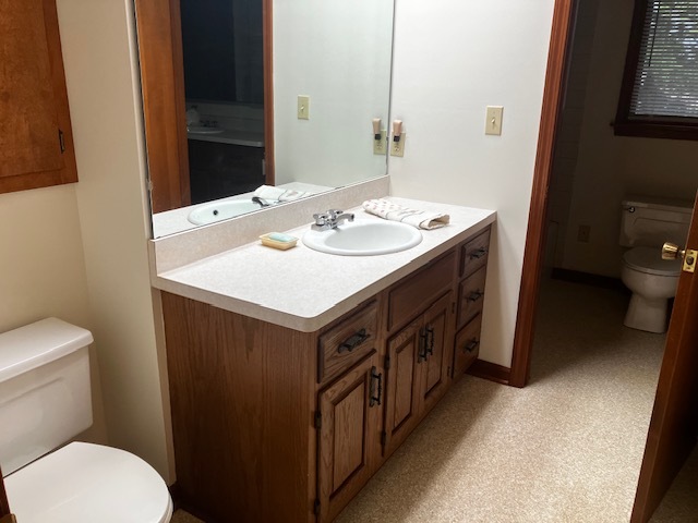 4015 East 1st Road Mendota, IL 61342 - Photo 21 of 45 a bathroom with a sink and a toilet