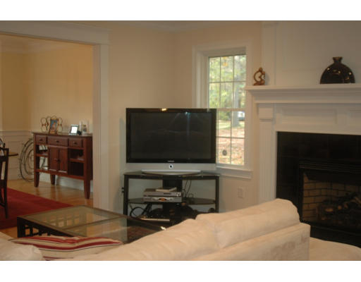 29 July Road Sudbury, MA 01776 - Photo 5 of 9 a living room with furniture a flat screen tv and a fireplace