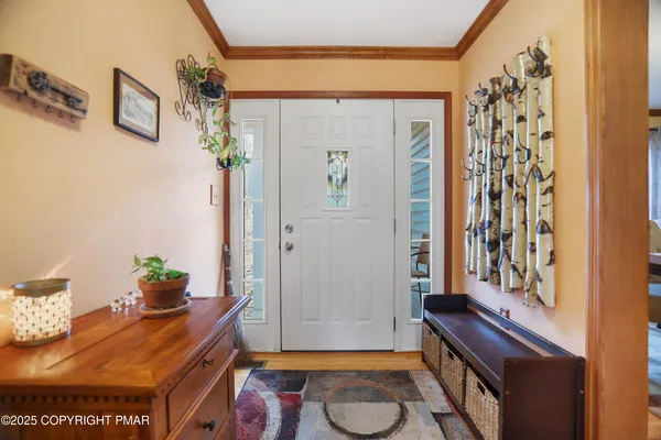 a room with furniture and a window