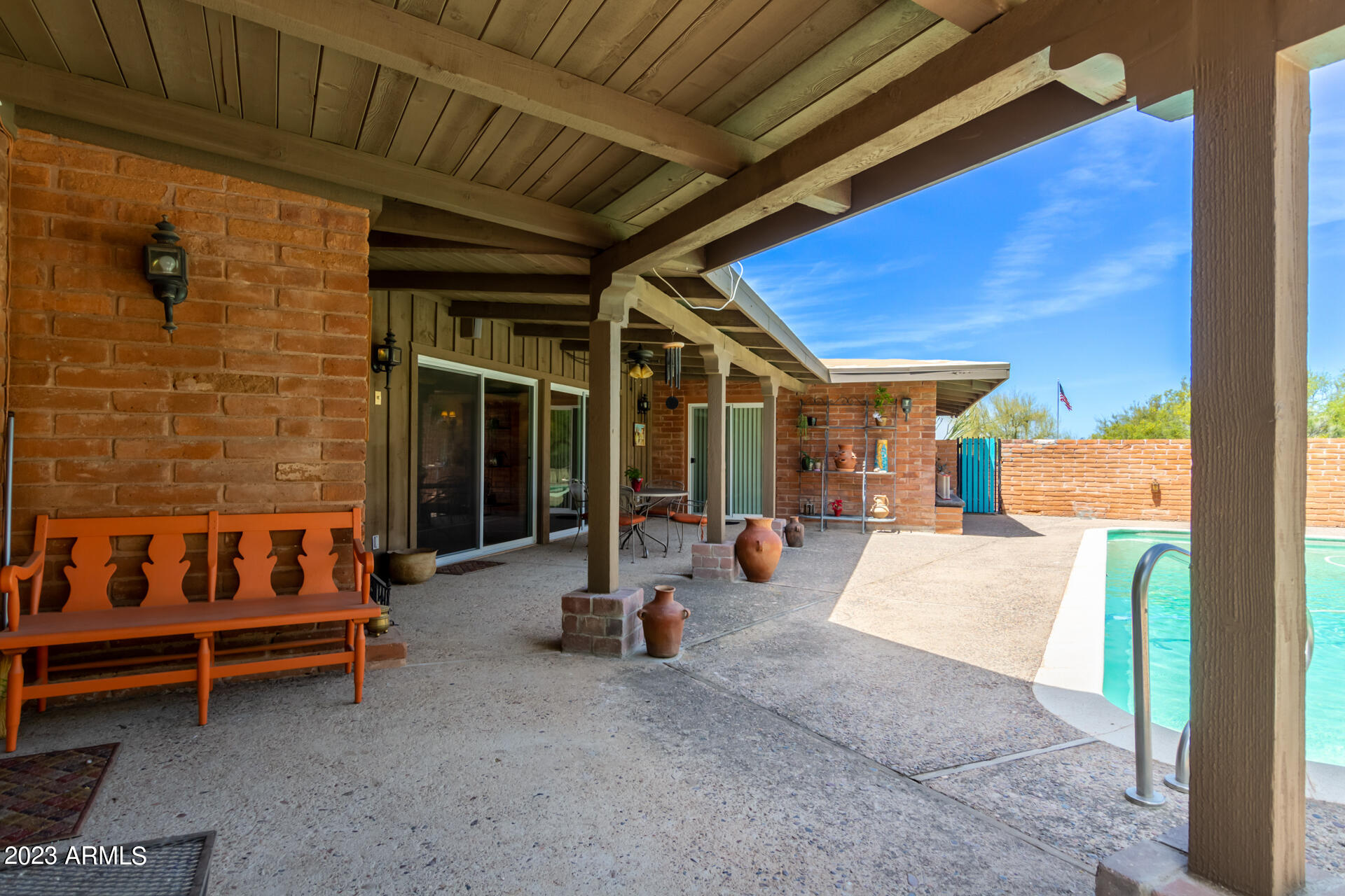 7655 East Rocking Chair Road Carefree, AZ 85377 - Photo 32 of 44 Patio outside of Master Bedroom