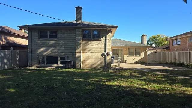 a backyard of a house