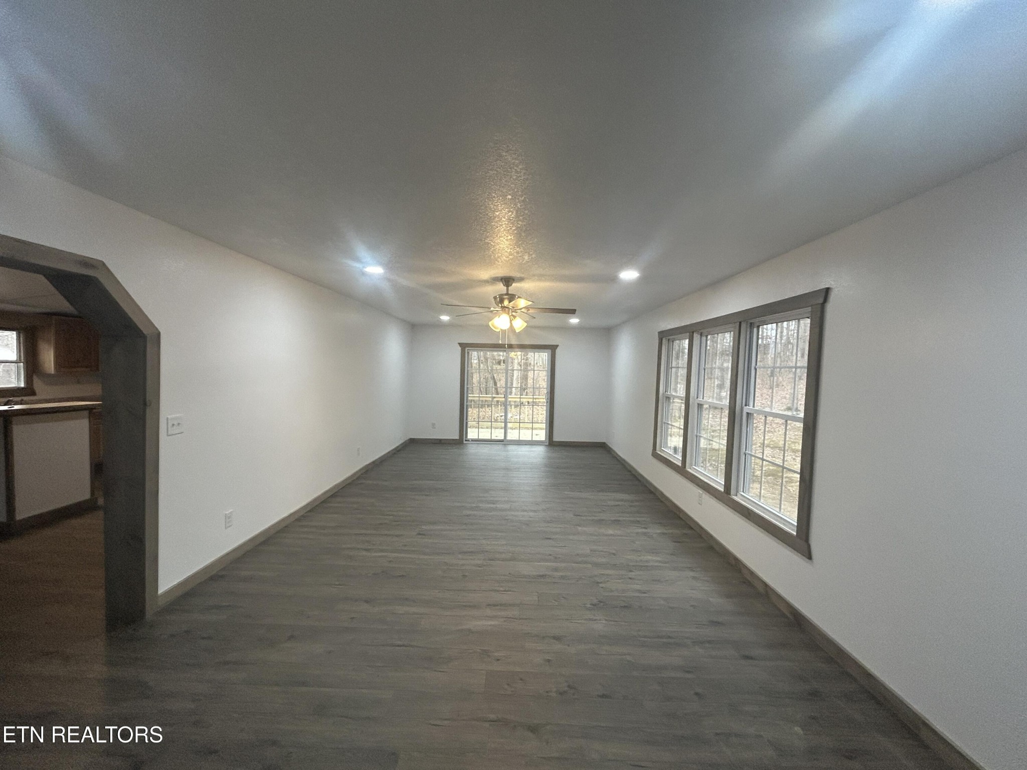 994 Pioneer Road Grimsley, TN 38565 - Photo 7 of 20 a view of empty room with wooden floor and fan