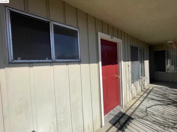 a view of front door