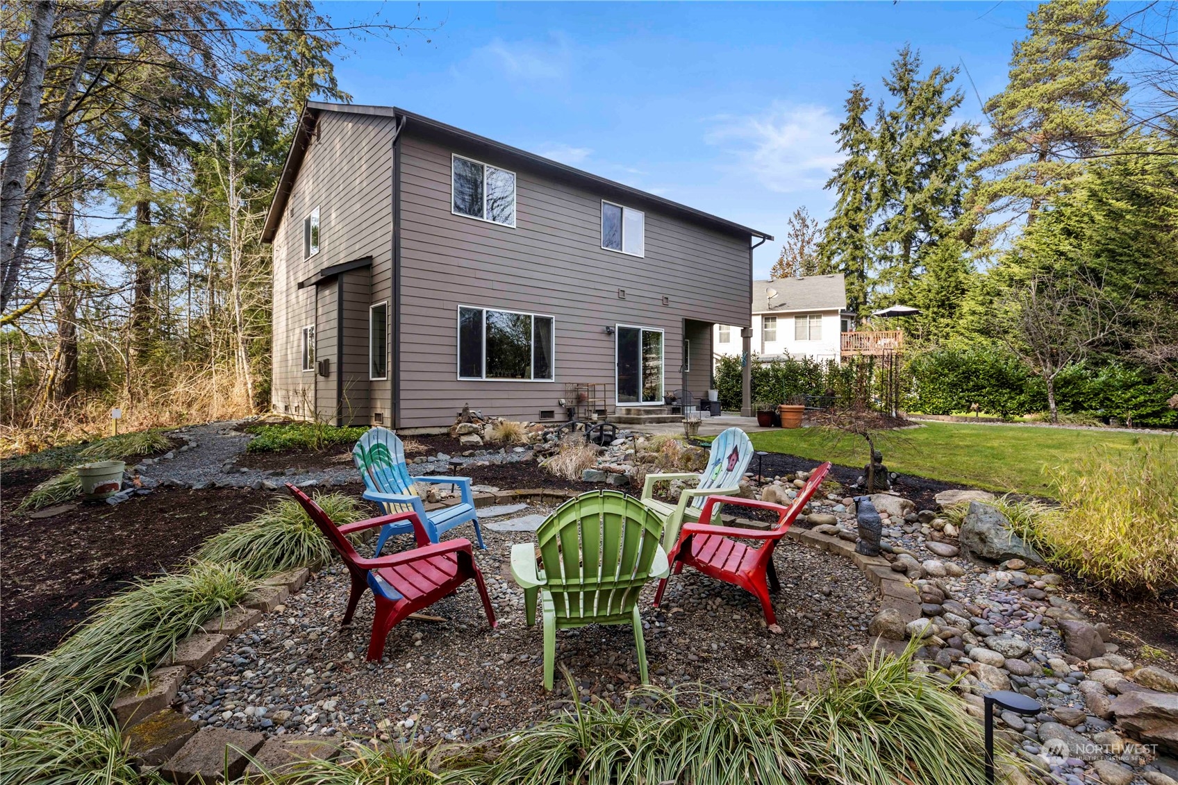 4712 152nd Place Southeast Bothell, WA 98012 - Photo 31 of 31 a backyard of a house with outdoor seating